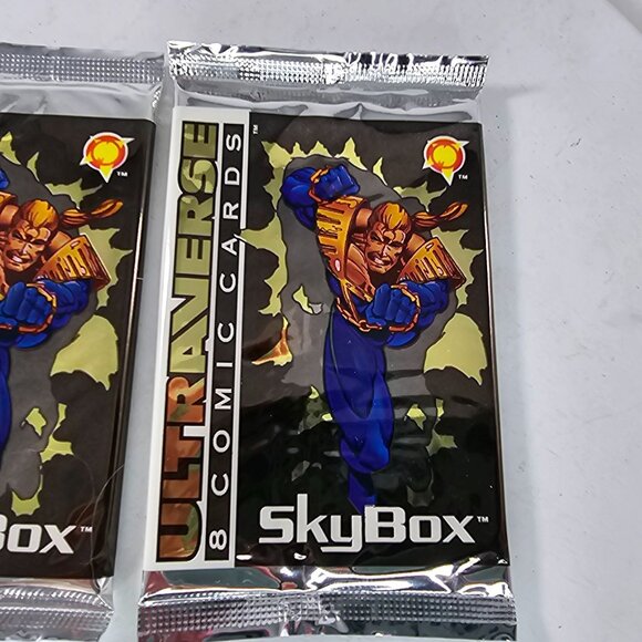 Vintage SkyBox Ultraverse Comic Cards Pack Of 8 Collectible Trading Cards 2 Pack - Picture 2 of 6